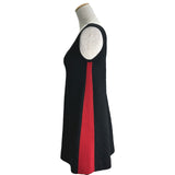 ルイ・ヴィトン LOUIS VUITTON モノグラムエンボスノースリーブワンピース FMKD83 ブラック シルク レディース ワンピース