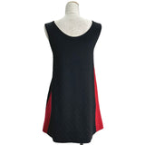 ルイ・ヴィトン LOUIS VUITTON モノグラムエンボスノースリーブワンピース FMKD83 ブラック シルク レディース ワンピース