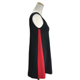 ルイ・ヴィトン LOUIS VUITTON モノグラムエンボスノースリーブワンピース FMKD83 ブラック シルク レディース ワンピース