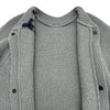 ルイ・ヴィトン LOUIS VUITTON ロゴパッチニットセーター FRKC95 グレー ウール レディース カーディガン