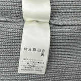 ルイ・ヴィトン LOUIS VUITTON ロゴパッチニットセーター FRKC95 グレー ウール レディース カーディガン