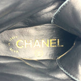 シャネル CHANEL マトラッセキルティングレザーロングブーツ G38863 ブラック レザー レディース ブーツ