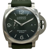 パネライ PANERAI ルミノールマリーナ eスチール PAM01356 エメラルドグリーン ステンレススチール 自動巻き メンズ 腕時計