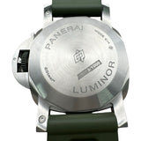 パネライ PANERAI ルミノールマリーナ eスチール PAM01356 エメラルドグリーン ステンレススチール 自動巻き メンズ 腕時計