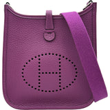 エルメス HERMES エヴリンTPM Z刻印 アネモネ/シルバー金具 トリヨン レディース ショルダーバッグ
