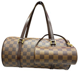 ルイ・ヴィトン LOUIS VUITTON パピヨンGM N51303 ブラウン ダミエ・キャンバス レディース ハンドバッグ