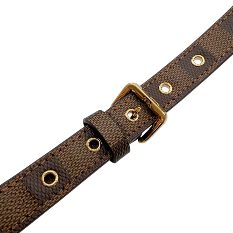 ルイ・ヴィトン LOUIS VUITTON ショルダーストラップ ブラウン ダミエ