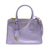 プラダ PRADA ガレリアミディアム BN2863 パープル ゴールド金具 サフィアーノ レディース ハンドバッグ ショルダーバッグ