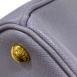 プラダ PRADA ガレリアミディアム BN2863 パープル ゴールド金具 サフィアーノ レディース ハンドバッグ ショルダーバッグ