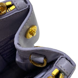 プラダ PRADA ガレリアミディアム BN2863 パープル ゴールド金具 サフィアーノ レディース ハンドバッグ ショルダーバッグ