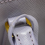 プラダ PRADA ガレリアミディアム BN2863 パープル ゴールド金具 サフィアーノ レディース ハンドバッグ ショルダーバッグ