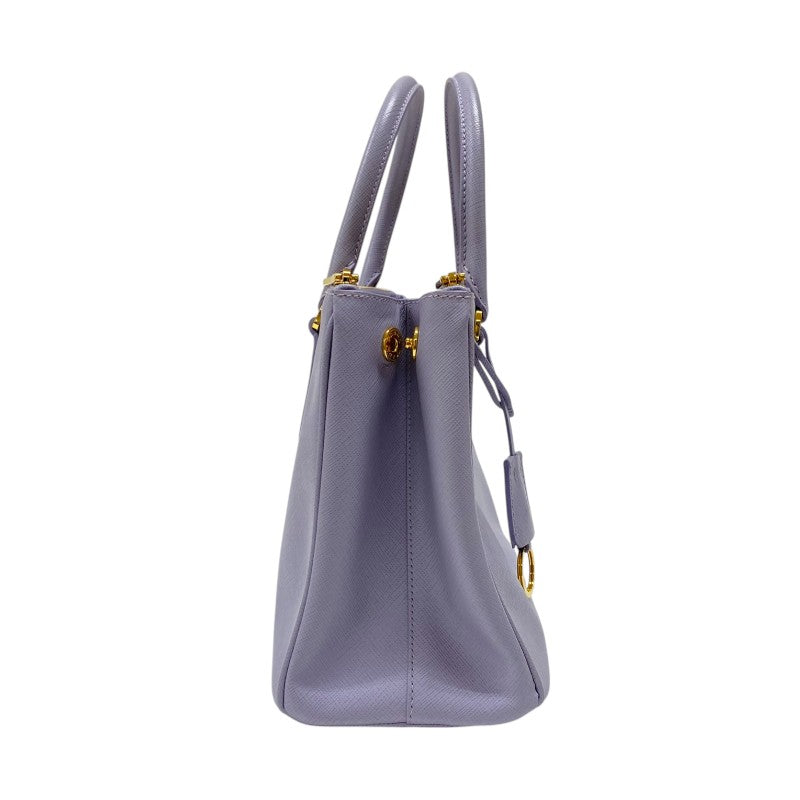 プラダ PRADA ガレリアミディアム BN2863 パープル ゴールド金具