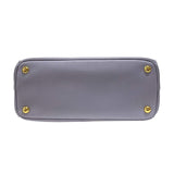 プラダ PRADA ガレリアミディアム BN2863 パープル ゴールド金具 サフィアーノ レディース ハンドバッグ ショルダーバッグ