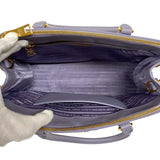 プラダ PRADA ガレリアミディアム BN2863 パープル ゴールド金具 サフィアーノ レディース ハンドバッグ ショルダーバッグ