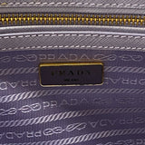 プラダ PRADA ガレリアミディアム BN2863 パープル ゴールド金具 サフィアーノ レディース ハンドバッグ ショルダーバッグ