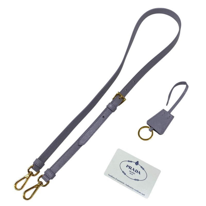 プラダ PRADA ガレリアミディアム BN2863 パープル ゴールド金具
