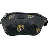 グッチ GUCCI GGスプリーム タイガーボディバッグ 675181 ブラック GGスプリームキャンバス/タイガー メンズ ウエストバッグ