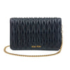 ミュウミュウ miu miu マテラッセチェーンウォレット 5BP001 ブラック ナッパレザー レディース ショルダーバッグ