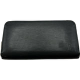 ルイ・ヴィトン LOUIS VUITTON ジッピー･ウォレット M60072 ブラック シルバー金具 エピ ユニセックス 長財布