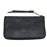 ルイ・ヴィトン LOUIS VUITTON ポシェット・クレ M80879 ブラック モノグラム・アンプラント ユニセックス コインケース