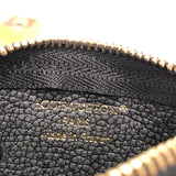 ルイ・ヴィトン LOUIS VUITTON ポシェット・クレ M80879 ブラック モノグラム・アンプラント ユニセックス コインケース
