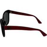グッチ GUCCI インターロッキングGビーサングラス GG0097SA ブラック/レッド プラスチック レディース サングラス