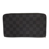 ルイ・ヴィトン LOUIS VUITTON ジッピーオーガナイザー N63077 ブラック ダミエ・グラフィット メンズ 長財布