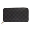 ルイ・ヴィトン LOUIS VUITTON ジッピーオーガナイザー N63077 ブラック ダミエ・グラフィット メンズ 長財布