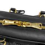 ミュウミュウ miu miu アルカディ レザーバッグ 5BB142 ブラック ゴールド金具 レディース ハンドバッグ ショルダーバッグ
