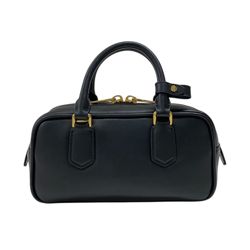ミュウミュウ miu miu アルカディ レザーバッグ 5BB142 ブラック