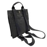エルメス HERMES エールラインアドPM 2WAY リュック グレー シルバー金具 ナイロンキャンバス レディース ハンドバッグ