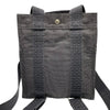 エルメス HERMES エールラインアドPM 2WAY リュック グレー シルバー金具 ナイロンキャンバス レディース ハンドバッグ