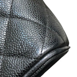 シャネル CHANEL 復刻トート A01804 ブラック キャビアスキン レディース ハンドバッグ