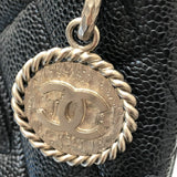 シャネル CHANEL 復刻トート A01804 ブラック キャビアスキン レディース ハンドバッグ