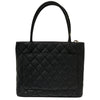 シャネル CHANEL 復刻トート A01804 ブラック キャビアスキン レディース ハンドバッグ