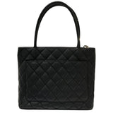シャネル CHANEL 復刻トート A01804 ブラック キャビアスキン レディース ハンドバッグ