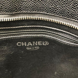 シャネル CHANEL 復刻トート A01804 ブラック キャビアスキン レディース ハンドバッグ