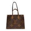 ルイ・ヴィトン LOUIS VUITTON オンザゴー MM M45321 モノグラム ジャイアント・リバース レディース トートバッグ ショルダーバッグ