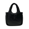 プラダ PRADA ソフトパテッド ミニハンドバッグ 1BA359 ブラック パテッドレザー レディース ハンドバッグ ショルダーバッグ