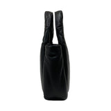 プラダ PRADA ソフトパテッド ミニハンドバッグ 1BA359 ブラック パテッドレザー レディース ハンドバッグ ショルダーバッグ