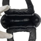 プラダ PRADA ソフトパテッド ミニハンドバッグ 1BA359 ブラック パテッドレザー レディース ハンドバッグ ショルダーバッグ