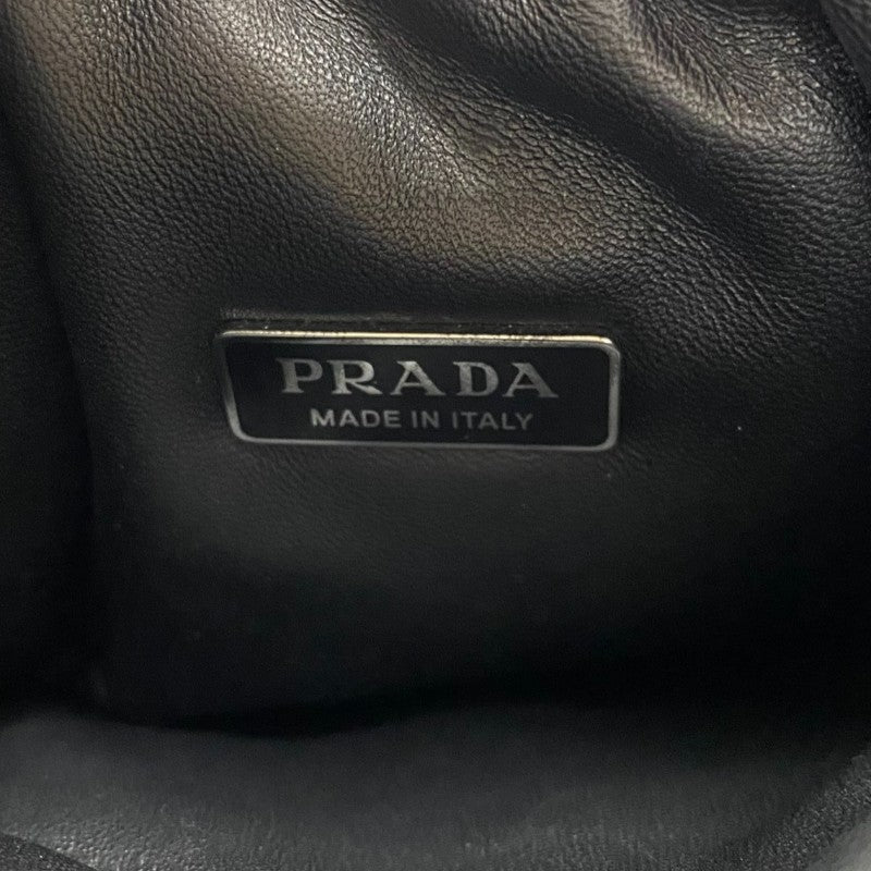 プラダ PRADA ソフトパテッド ミニハンドバッグ 1BA359 ブラック