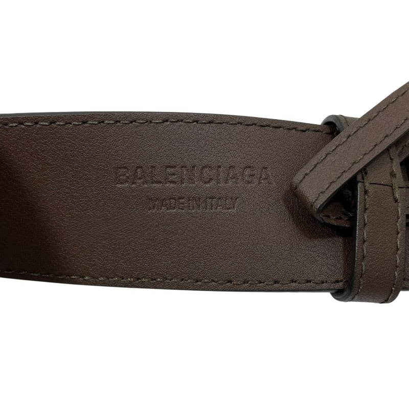 バレンシアガ BALENCIAGA ロゴハッカーベルト 85cm 680453 ベージュ GG