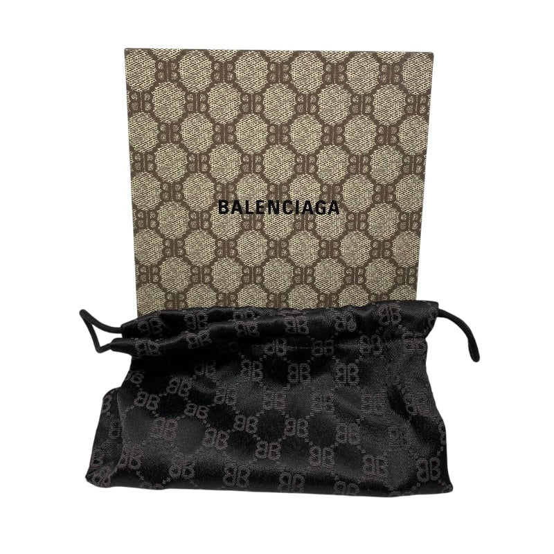バレンシアガ BALENCIAGA ロゴハッカーベルト 85cm 680453 ベージュ GG