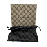 バレンシアガ BALENCIAGA ロゴハッカーベルト 85cm 680453 ベージュ GGスプリーム メンズ ベルト