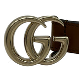 グッチ GUCCI ダブルG スリムベルト 80cm 409417 レザー レディース ベルト