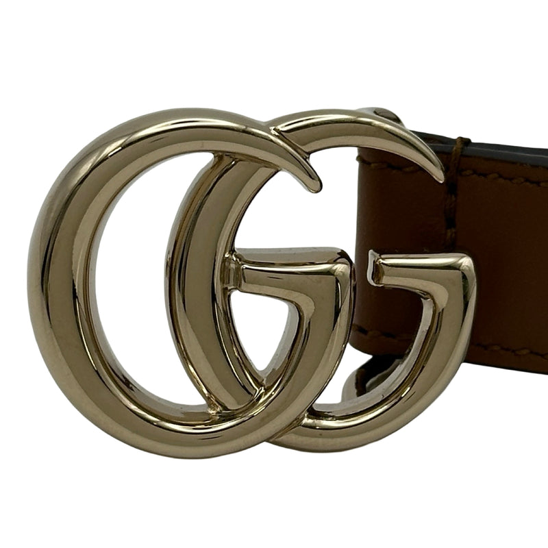 グッチ GUCCI ダブルG スリムベルト 80cm 409417 レザー レディース