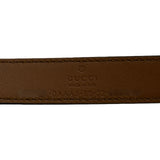 グッチ GUCCI ダブルG スリムベルト 80cm 409417 レザー レディース ベルト
