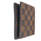 ルイ・ヴィトン LOUIS VUITTON ポルトフォイユ・マルコ N61675 ブラウン ダミエ メンズ 二つ折り財布