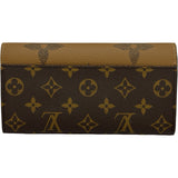 ルイ・ヴィトン LOUIS VUITTON ポルトフォイユ・サラ M80726 ブラウン モノグラム・ジャイアント・リバース レディース 長財布